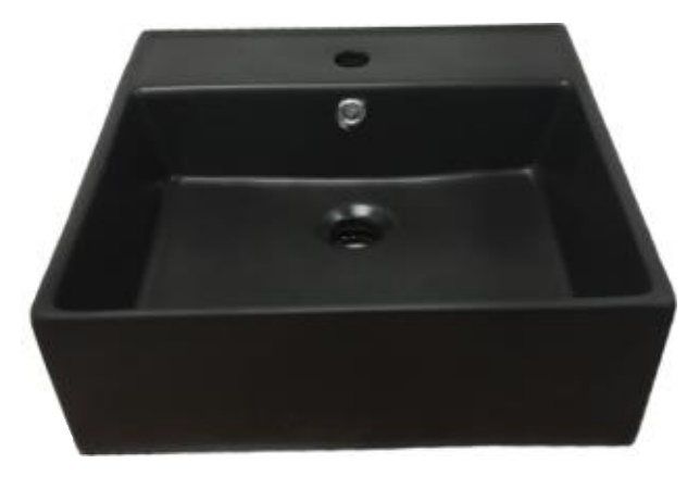 BARON Black Color Ceramic Basin A-064 BLK