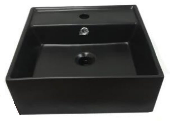 BARON Black Color Ceramic Basin A173 BLK