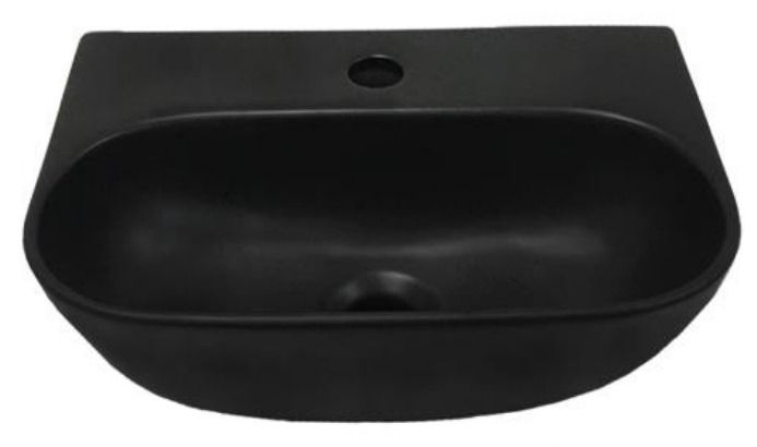 BARON Black Color Ceramic Basin A265 BLK