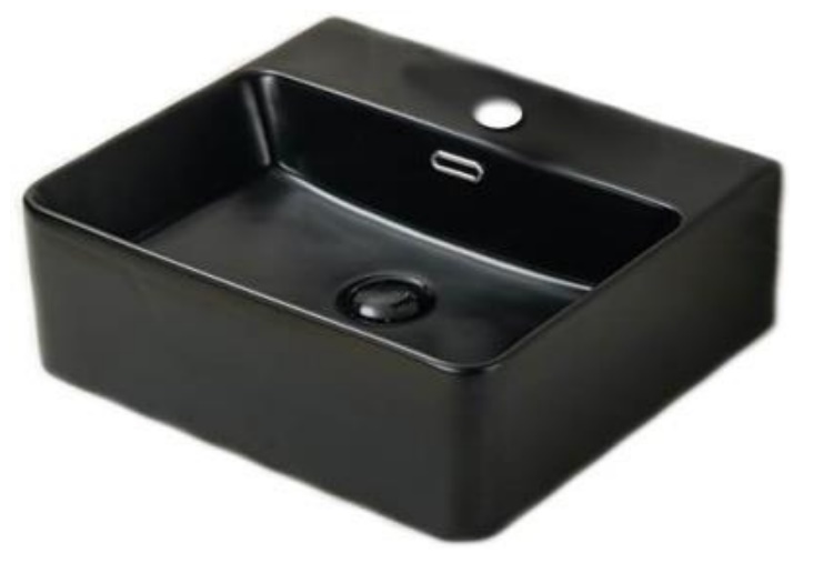 BARON Black Color Ceramic Basin A449 BLK