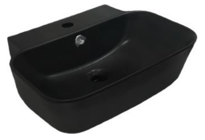 BARON Black Color Ceramic Basin A462 BLK