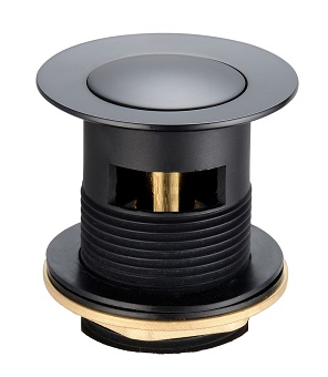Baron Pop-Up Basin Waste Fitting - Black