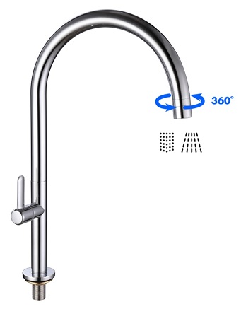BOSHSINI Kitchen Sink Cold Water Tap With 2 Spray Functions BS 804