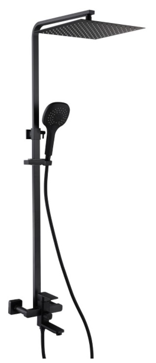 BOSHSINI Rain Shower Set BS-218 BK Black Color