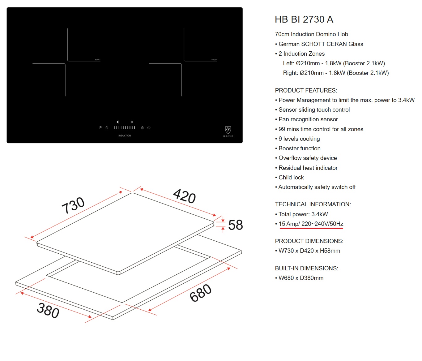 HB BI 2730A - drawing