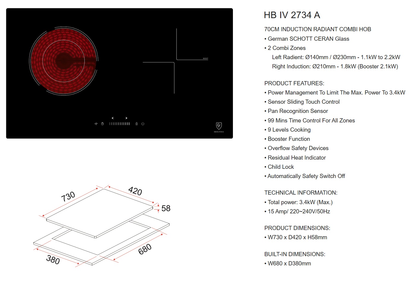 HB IV 2734A - drawing