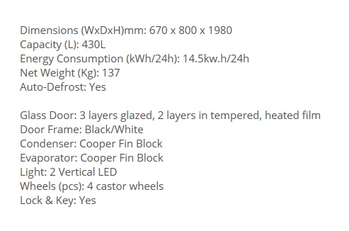 KSF-450W - Specs