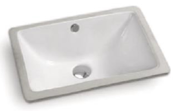 NOBEL Under Mount White Color Ceramic Basin - C-540N