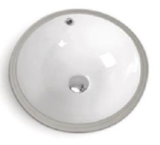 NOBEL Under Mount White Color Ceramic Basin - C-551