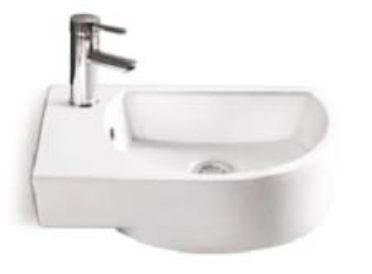 NOBEL Small Size Corner Ceramic Basin - C-7715