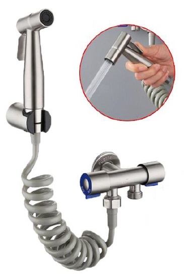 NOBEL Bidet Sprayer Set With Two Way Stop Valve