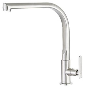 NOBEL "L" Shape Kitchen Sink Cold Water Tap - NT-05L-CP