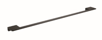 RUBINE Long Single Towel Bar - FT-6501L-MB Matt Black