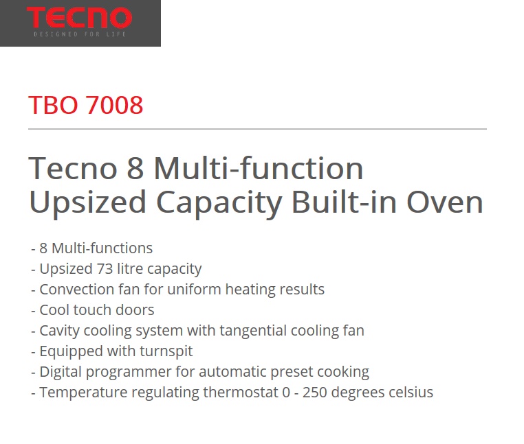 TBO7008 Spec