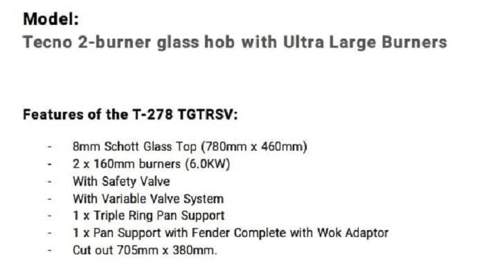 T-278 TGTRSV - Spec