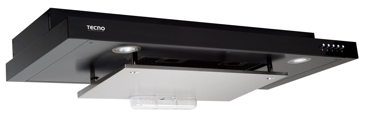 TECNO DYNA-X TCH-929DP BK Built-In Black Color Cooker Hood