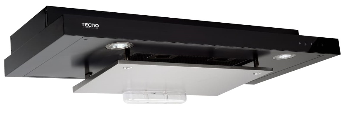 TECNO DYNA-X TCH-939TC BK Built-In Black Color Cooker Hood